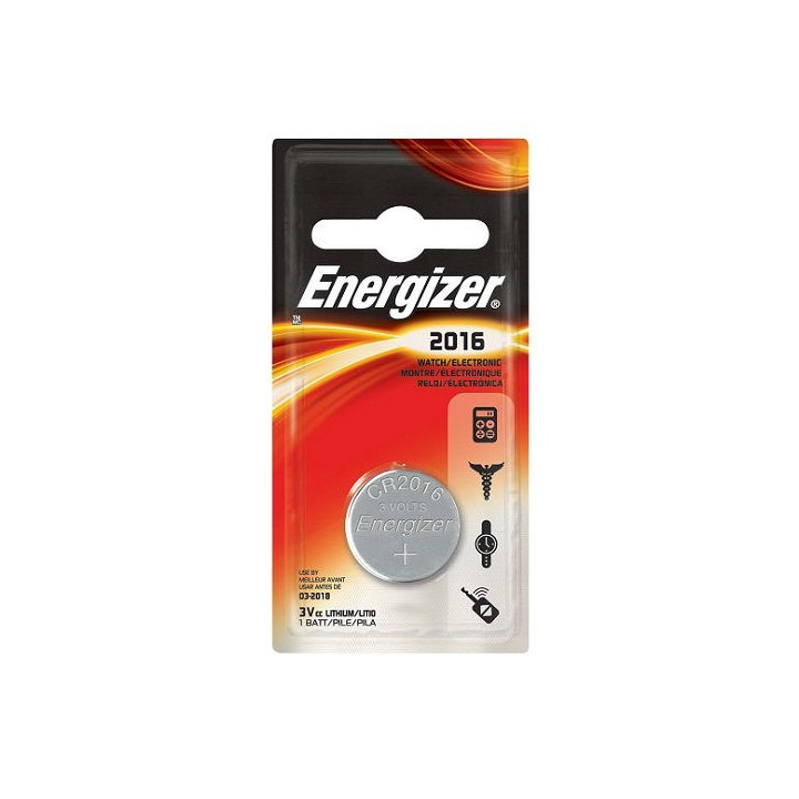 Energizer CR2016 3V 100mAh litija 1 gab.