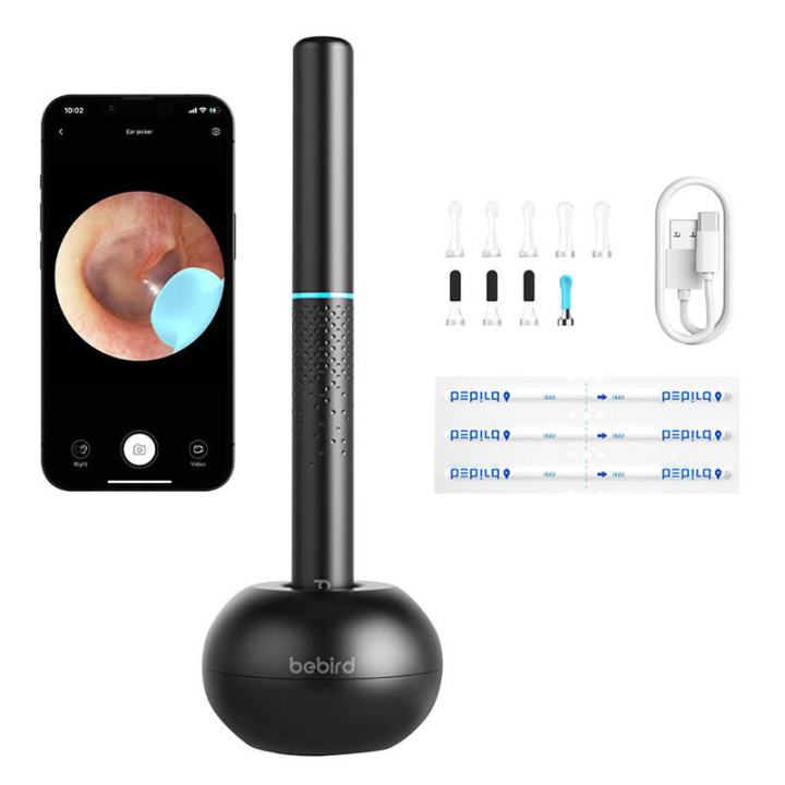 Bebird M9 S Smart Visual Ear-Clean Rod (Black)