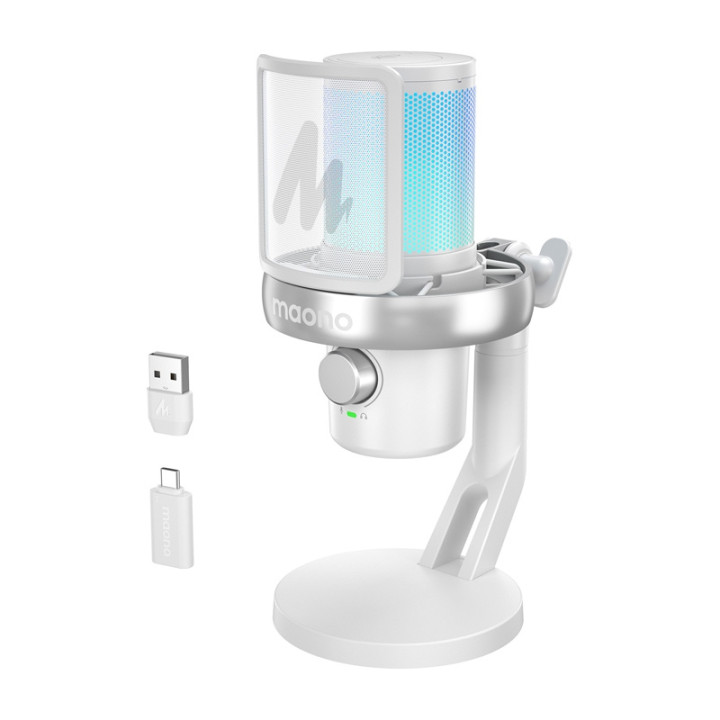 Vision DM40 Pro mikrofonas (baltas)