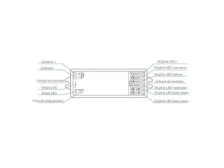 OXT Kontroler LED ZigBee + RF RGBW+CCT SD HUE TUYA