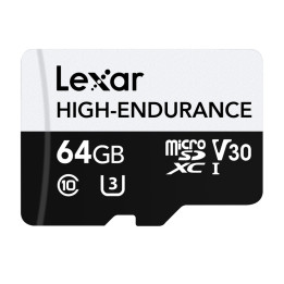 Lexari suure vastupidavusega microSDHC/microSDXC 64GB mälukaart