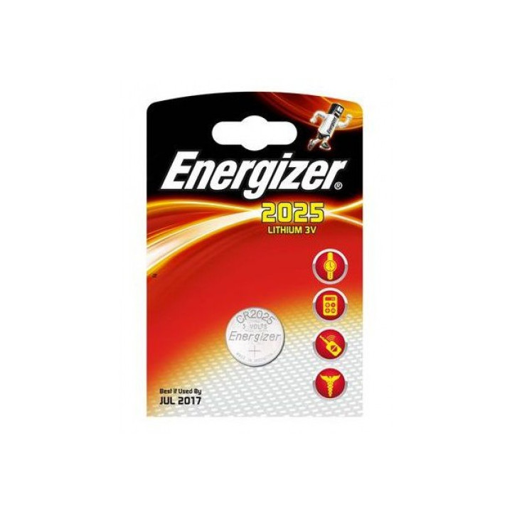 Energizer CR2025 / DL2025 / ECR2025 3V 163mAh litija 1 gb.