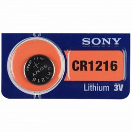 Sony CR1216 / DL1216/ ECR1216 3V 30mAh litija elektroniikka (elektroniikka) 1 gab. (ražots Japanissa)