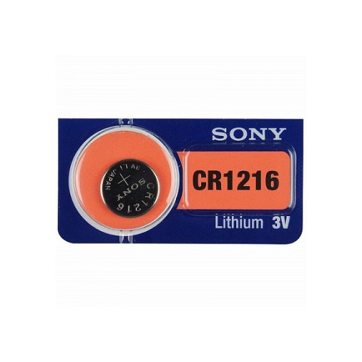 Sony CR1216 / DL1216/ ECR1216 3V 30mAh litija elektroniikka (elektroniikka) 1 gab. (ražots Japanissa)