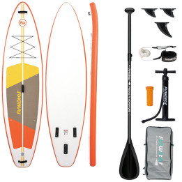 FunWater SUP irklentė SUPFW69B (oranžinė-balta)