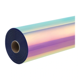 HTVRONT Holografinė lipni plėvelė, 30,5 cm x 90 cm (rožinė)