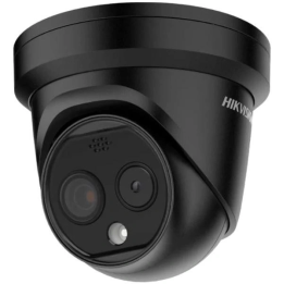 IP hibridinis šiluminis vaizdo kamera DS -2TD1228-2/QA (juoda) 2.1 & nbsp; mm - 720p, 2,2 & nbsp; mm - 4 & nbsp; mpx padidėjimas