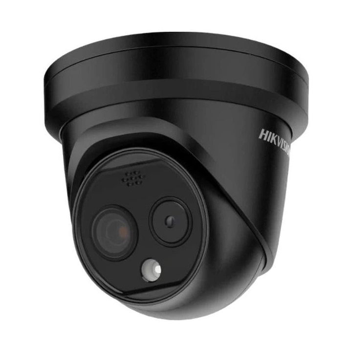 IP hibridinis šiluminis vaizdo kamera DS -2TD1228-2/QA (juoda) 2.1 & nbsp; mm - 720p, 2,2 & nbsp; mm - 4 & nbsp; mpx padidėjimas
