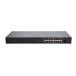 VidiLine VIDI-G1601 16-портовый гигабитный коммутатор PoE с 1 слотом SFP