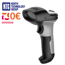 DEMO. Inateck BCST-70 Bluetooth belaidis arba USB pieslēguma BAR / EAN / ISBN / ISSN / MSI kodu skeneris skaitytuvas