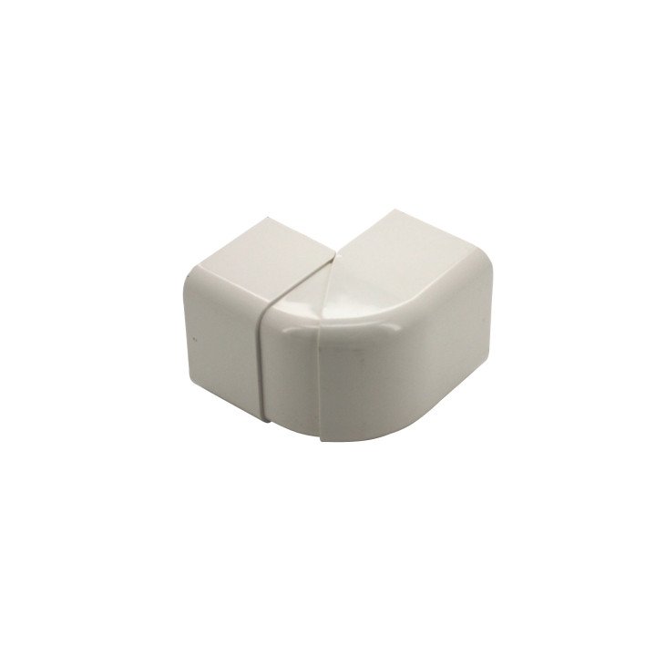ONNLINE Duct Bend 80x60mm Adjustable Outer White