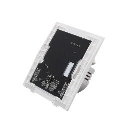 SmartWise B61 UNI Zigbee 3.0 + RF, 1-gang smart wall switch with universal wiring and physical push-button, WITHOUT FRONT PANEL