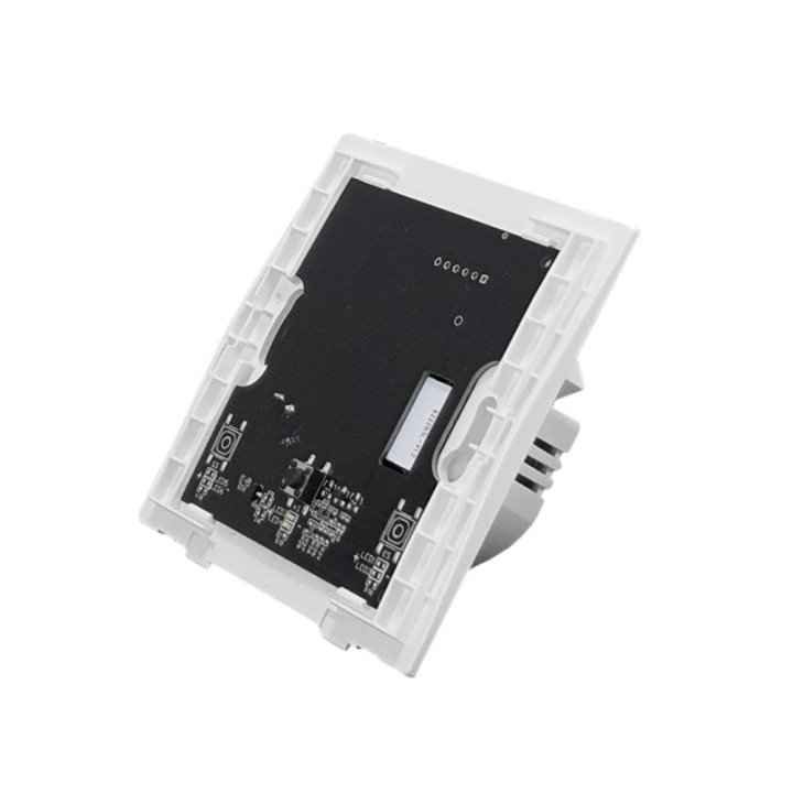 SmartWise B61 UNI Zigbee 3.0 + RF, 1-gang smart wall switch with universal wiring and physical push-button, WITHOUT FRONT PANEL