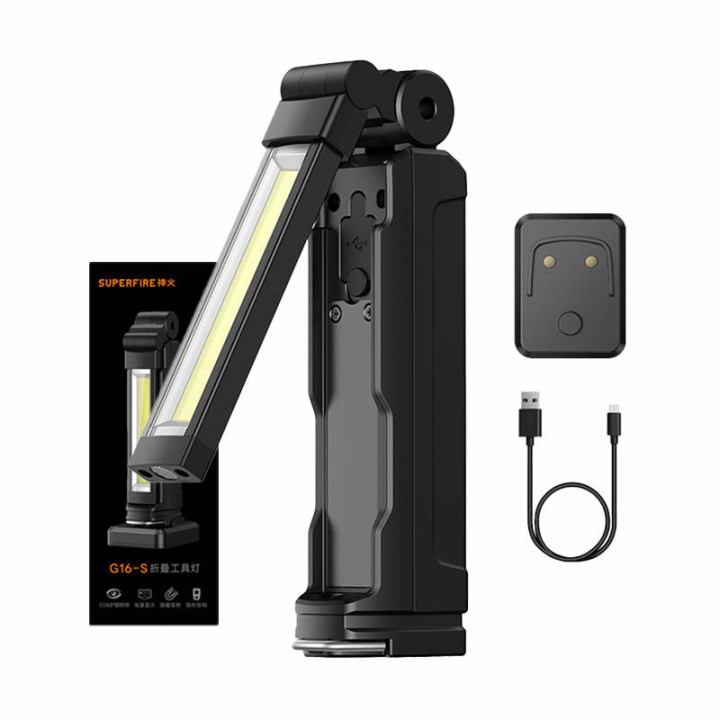 Superfire G16-S multifunktsionaalne taskulamp, 800lm, USB-C