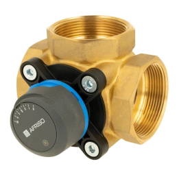 Pöörlev 3-suunaline segamisventiil ARV 386 Vario ProClick, DN40, Rp1 1/2 tolli Kvs=14-36