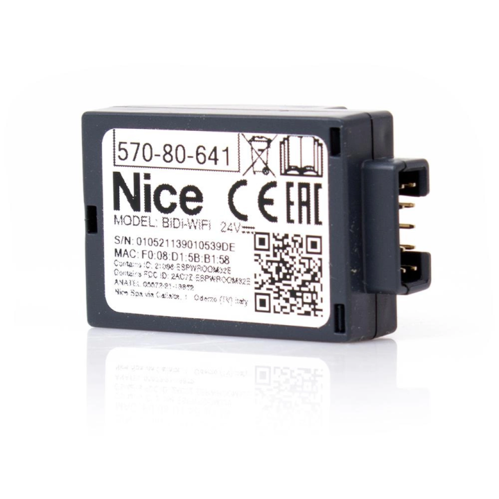 Programmer Module Nice BiDi WiFi for Internet Control of Gates and Roller Shutters