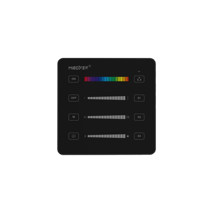 Wall mounted remote for SPI controllers black 2xAAA B6-B