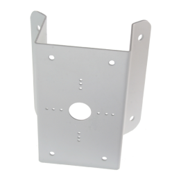Hikvision SP800DM-H Pole Mount Bracket for Security Cameras - Aluminium, White, Outdoor