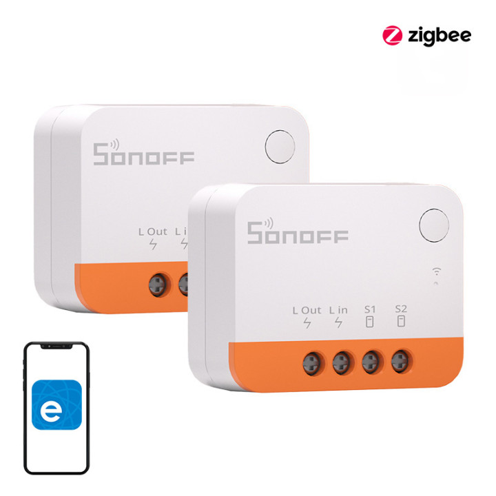 Sonoff ZBMINIL2 viedais ZigBee mini slēdzis (2 gab.)