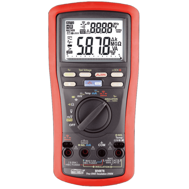 Мультиметры для измерения изоляции Brymen BM878