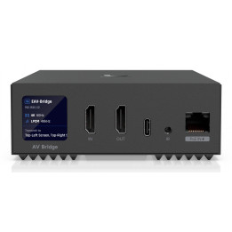 Ubiquiti Enterprise Audio/Video Bridge AV-saatja ja transiiver, must