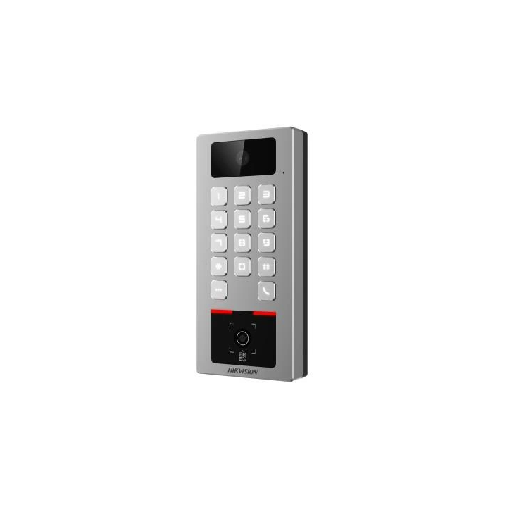 Hikvision DS-K1T502DBWX-CQR prieigos valdymo terminalas QR Wi-Fi Bluetooth 2MP IP65 IK09 12-24VDC