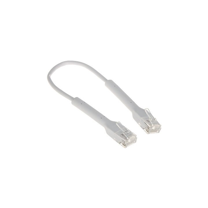 Ubiquiti U-CABLE-PATCH-RJ45 Cat6 savienojuma kabelis 0,22m balts RJ45 Ethernet tīkla kabelis
