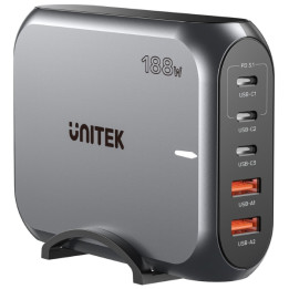 Unitek 2xUSB-A 3xUSB-C GAN 188W