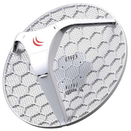 MikroTik LHG XL HP5 4 komplekts, 27dBi 5GHz antena, divkanālu, PoE, RouterOS L3 (RBLHG-5HPnD-XL4pack)