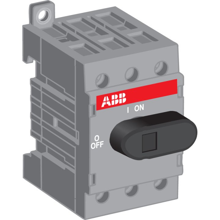 Выключатель нагрузки ABB OT25F3, 1P, 32A, 750V