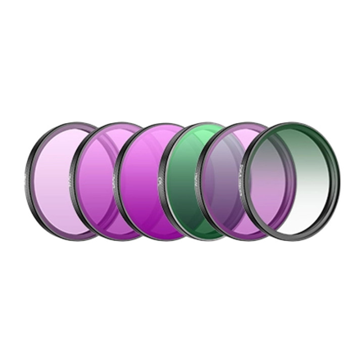 DJI Action 6 filtrų rinkinys (CPL/ND8/16/32/64/Black Mist 1/4)