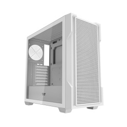 Darkflash DS900 Mesh-tietokonekotelo ilman tuulettimia (valkoinen)