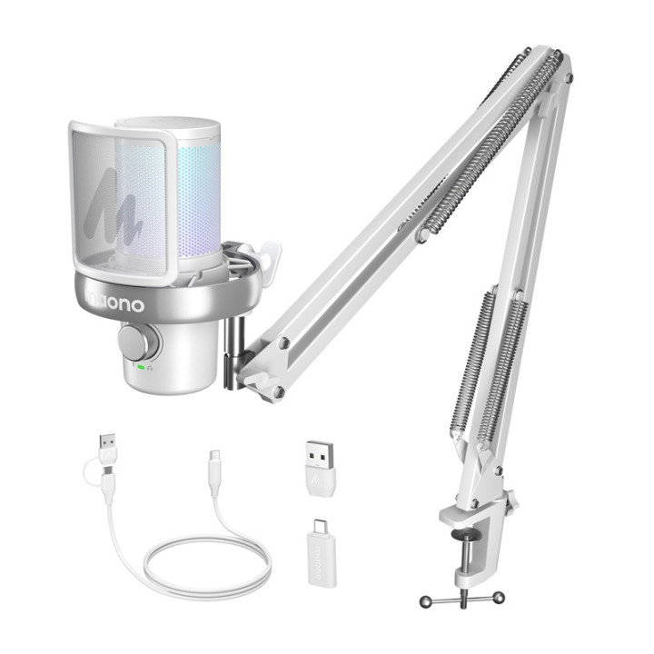 Maono DM40 S Pro mikrofons (balts)