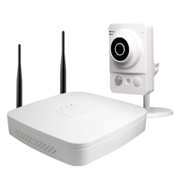 DAHUA KIT-NVR4104-2KW100W 4-kanavainen NVR-sarja, jossa 4 PoE-porttia, 2 megapikselin kamerat, Smart H.265+