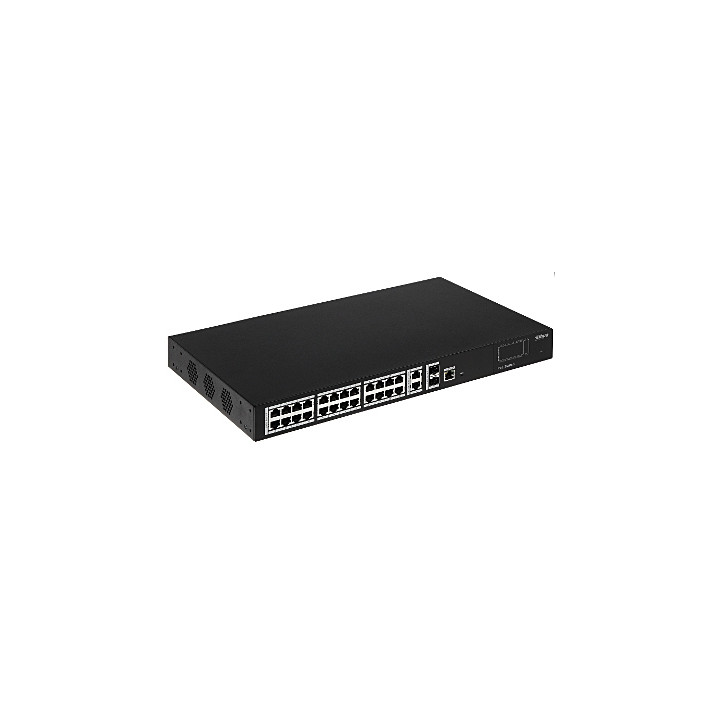 Slēdzis POE PFS4228-24P-370 24 PRIEVADŲ + SFP DAHUA