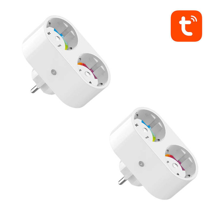 Двойная интеллектуальная розетка Wi-Fi Gosund SP211 (2 шт.) 3500 Вт Tuya