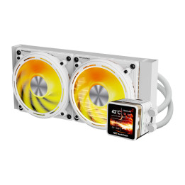 darkFlash Explore DE240 White CPU Water Cooler