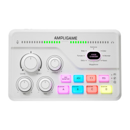 Fifine SC8W RGB mängumikser (valge)
