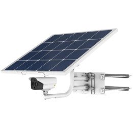 Hikvision DS-2TXS2628-10P/QA/GLT/CH36S80 гибридная тепловизионная IP-камера с солнечной панелью и кронштейном, 720p/4MP, LTE, Po