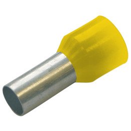 HAUPA ATO273 Cable Ferrule 6mm² 12mm Yellow