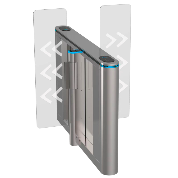 TURBOO TS-SG808-M-900-HIGH Speed Gate, 0,9 m sõiduraja kahesuunaline roostevaba teras