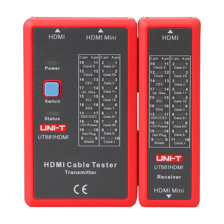 HDMI kabelio testeris UNI-T UT681HDMI