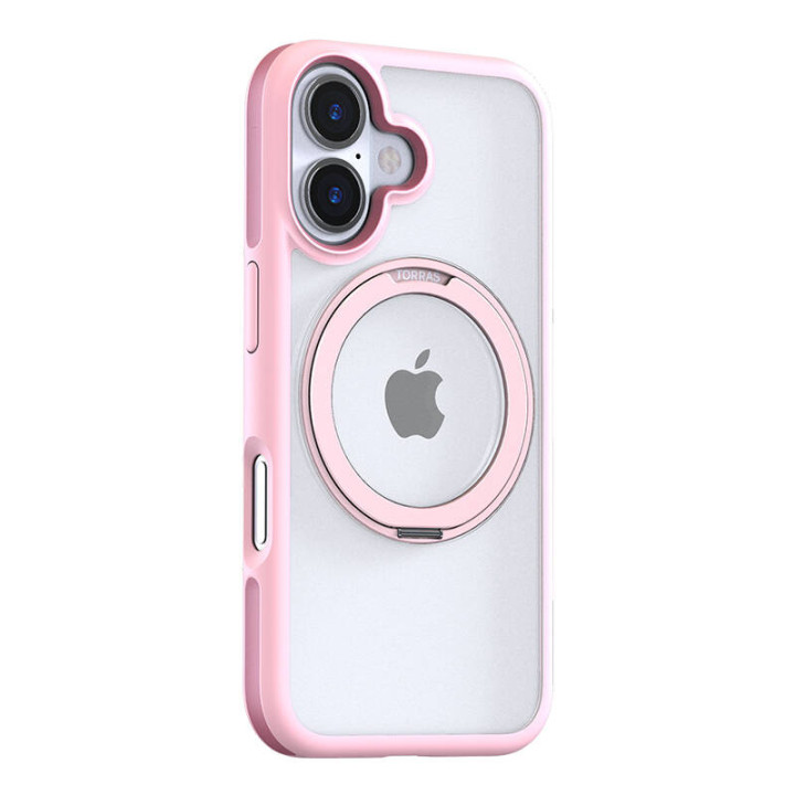 Torras Ostand R Fusion futrālis iPhone 16 (rozā)