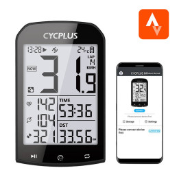 GPS-pyörätietokone Cycplus M1 - yhteensopiva Stravan, Trainingpeaksin jne.