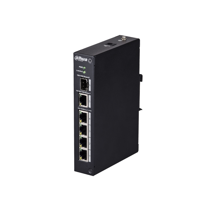 DAHUA PFL2106-4ET-96 5 portu Gigabit pārvaldāms tīkla komutators