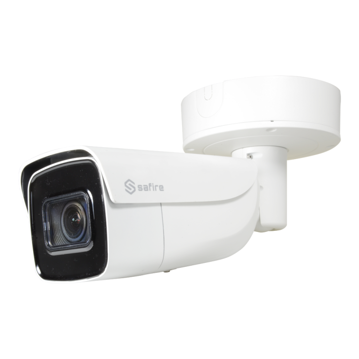 Цилиндрическая IP-камера SAFIRE SF-IPB798ZUWHA-8U-AI, 2.8-12мм, IP66, с PoE и Wi-Fi