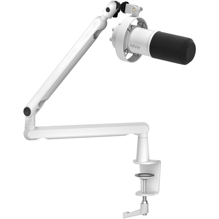 Fifine T688W dynaaminen mikrofoni (valkoinen)