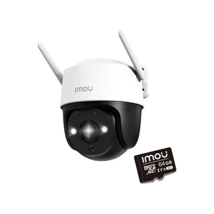 Imou IPC-S7CP-5M0WE IP Wi-Fi panoramēšanas/noliekšanas kamera 5MP 64GB