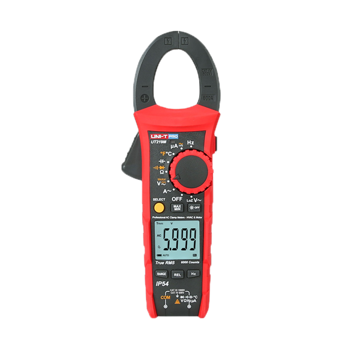 UNI-TREND UT219M Skavas multimetrs 6000 skaitījumi True RMS AC/DC sprieguma un strāvas mērītājs