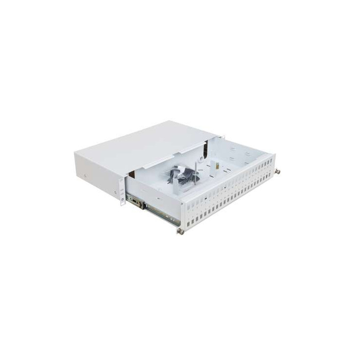 Mantar MAN-2U-19-48-SC-S-W 19" 2U 48-porttinen SC simplex -liukuva kuitupaneeli